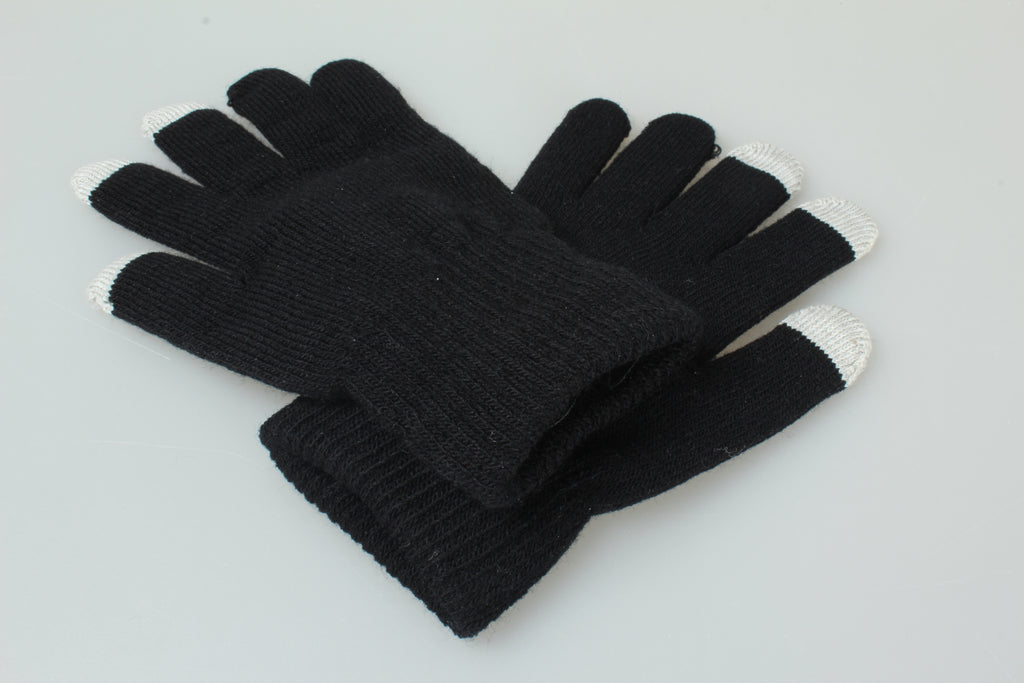 Unisex Touch Screen Gloves Full Finger Winter Warm Knitted Gloves For Warmth Running Cycling Camping Hiking