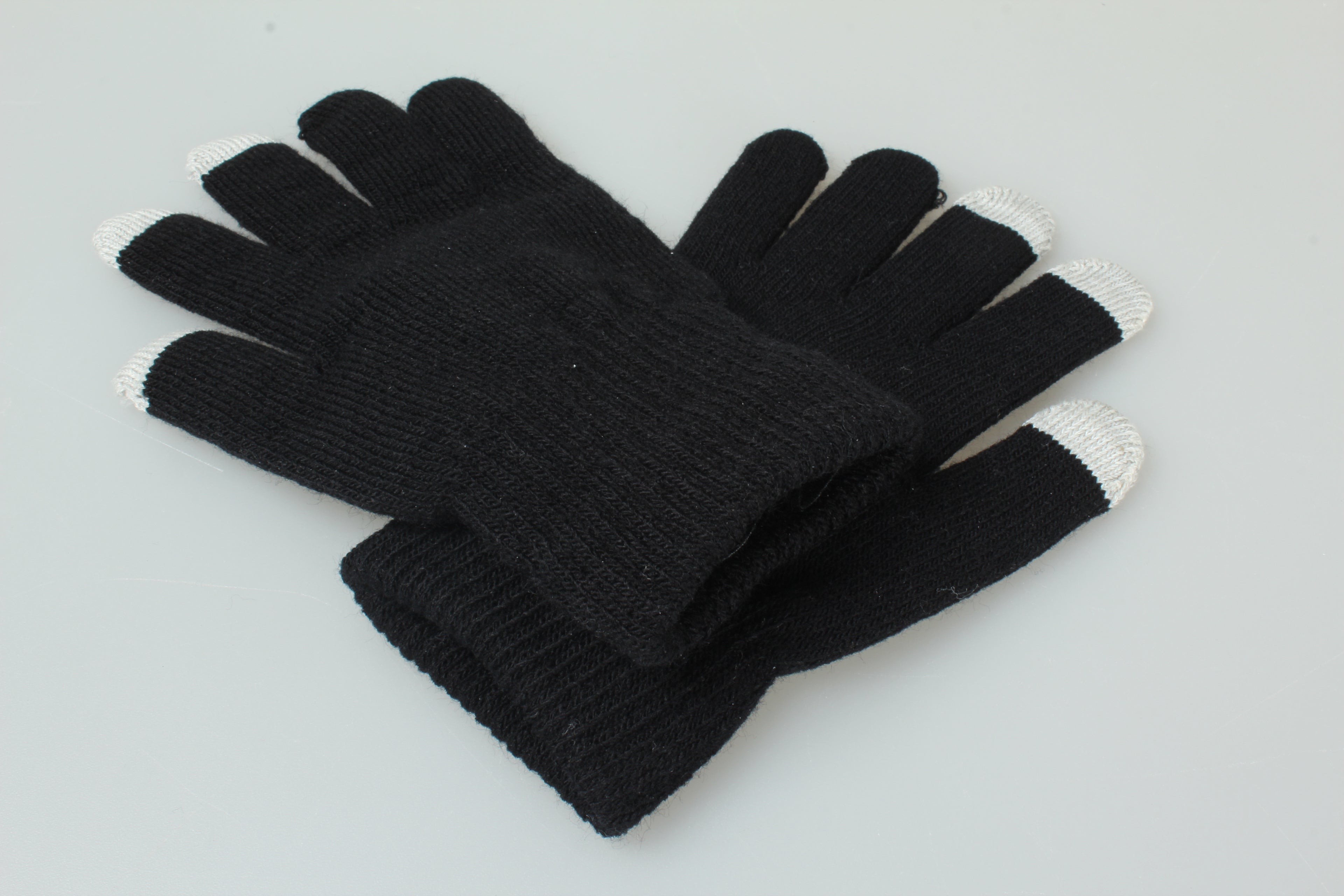 Unisex Touch Screen Gloves Full Finger Winter Warm Knitted Gloves For Warmth Running Cycling Camping Hiking