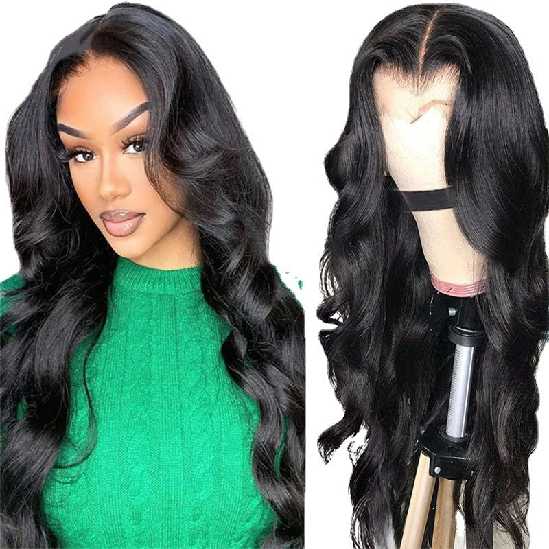 women's mid-section curly hair