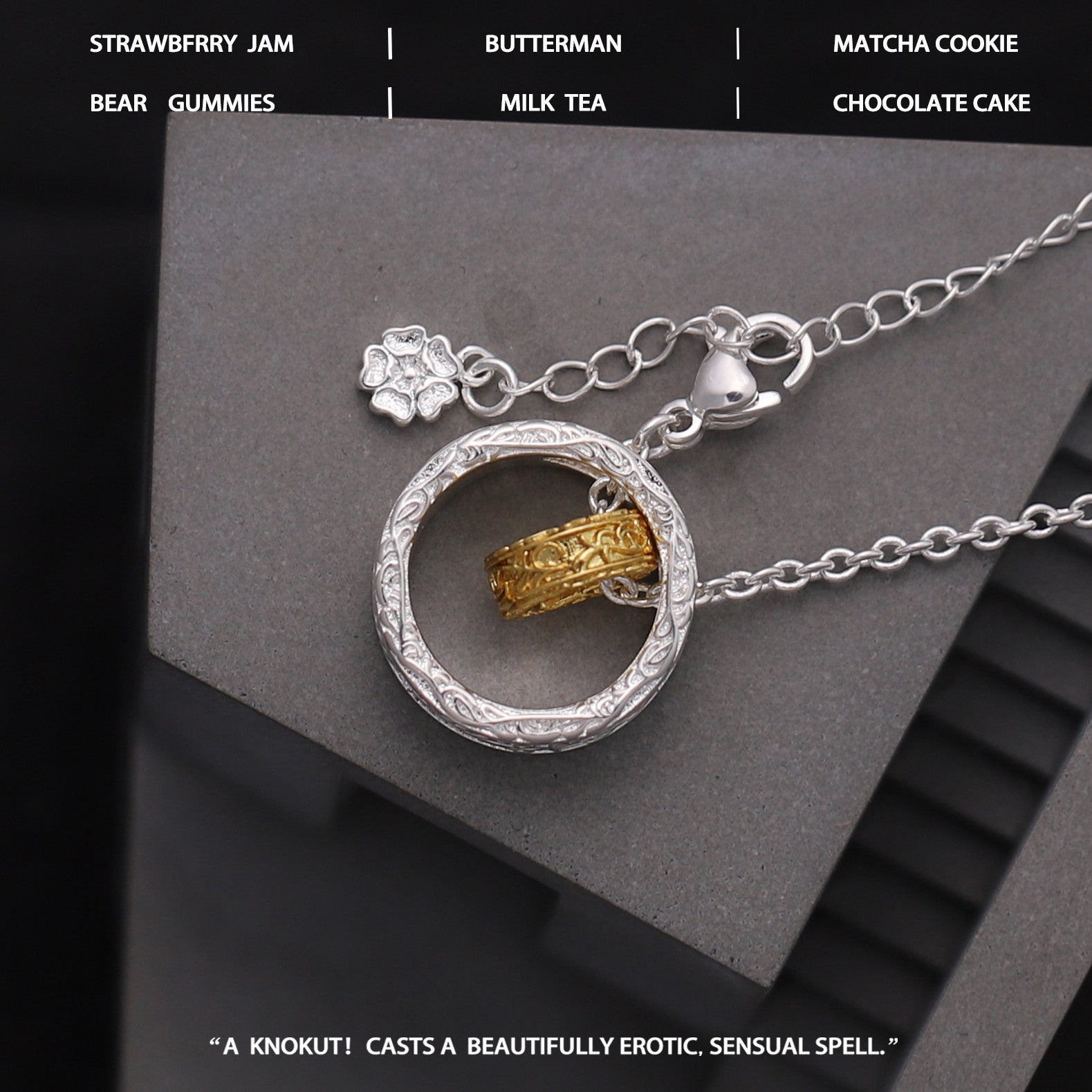 Textured Gold And Silver Nested Necklace Unlocks Personalized Trend