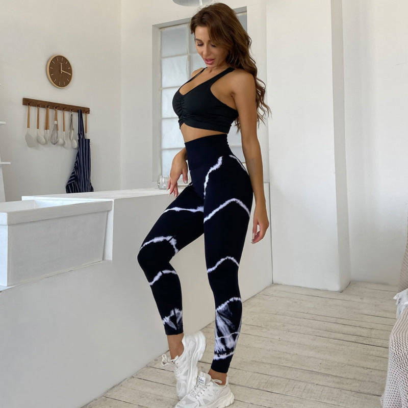 Batik nine-inch pants yoga pants