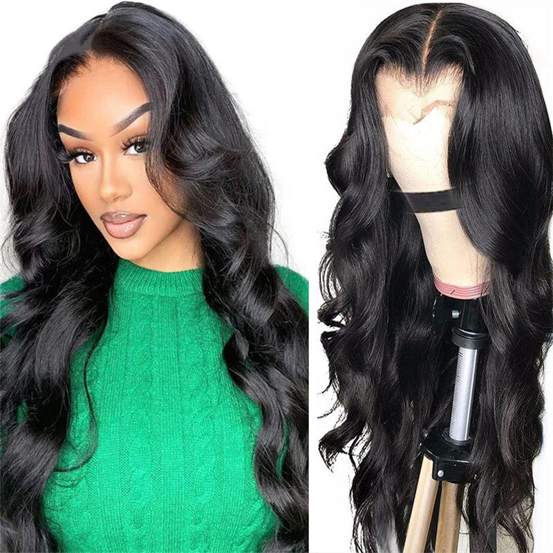 women's mid-section curly hair