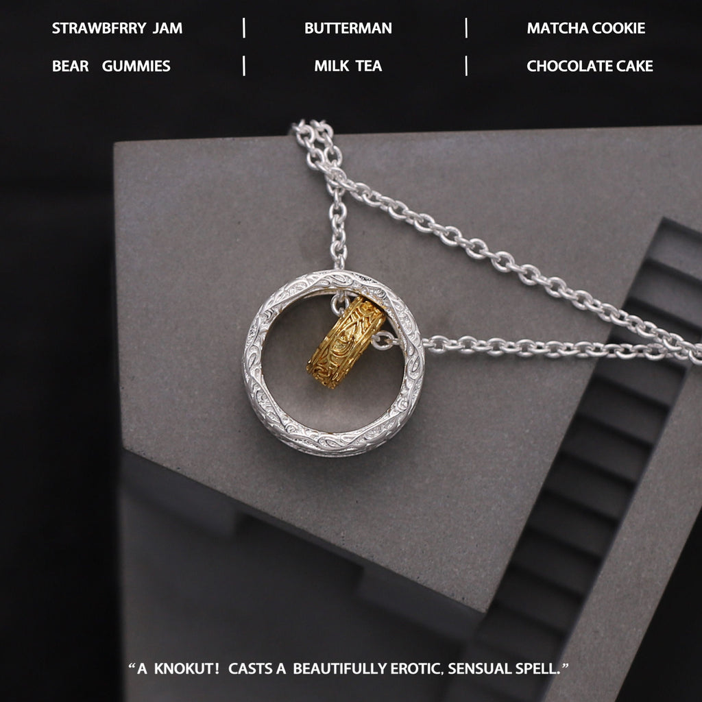 Textured Gold And Silver Nested Necklace Unlocks Personalized Trend